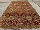 5x10 Red Antique Oriental Rug Hand-knotted Wool Handmade Vintage Worn Old Real
