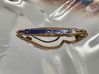 Lot Of 7 Antique Bar Pins Sterling Gold Plated Engraved Enamel Paste
