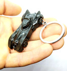 Batmobile Keychain Black Batman Metal Car Comic Superhero Key Chain keyring