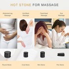 Massage Stones Set With Warmer Kit Hot Rocks Bamboo For Massage Hot Stones Ma   