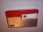 Vintage Toshiba 6tp-385a - 6 Transistor Radio Red - Works