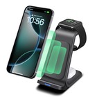 3in1 Wireless Charger Dock Station For Apple Watch Air Pods Iphone 16 Pro Max 15
