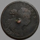 1797 Draped Bust Large Cent - Damage - Us 1c Copper Coin