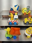 Vintage Lot Of 6 Playskool Characters In Cars 