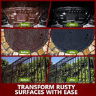 Rust Converter   Metal Primer  141 Fl Oz Black Rust Inhibitor Paint For Metal   