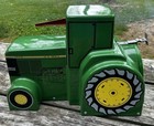 Vintage John Deere Tractor Mailbox Fiberglass   Metal 7550