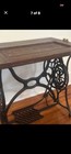 1879 Singer Base Restored And Made Into Custom Side Table