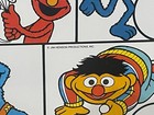 Rare Sesame Street 17 5 x15 5 x0 75  Chalkboard magnetic Dry Erase Numbers Board