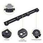 11 Inch Flash Bracket  Straight Flash Brackets With 1 4   Hot Shoe