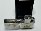 Vintage  Zippo Scrimshaw Ship And Light House Unstruck  No Flint