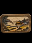Vintage German Black Forest 3d Hand Carved Painted Wood Wall Hanging