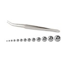 600 Pcs Metric Precision Steel Bearing Balls  Assorted Stainless Steel Loose Bic