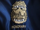 U s  Capitol Honorary Police Jacket Vintage Delong Sz Xl Security James Quillen