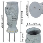 Cemetery Vase  Memorial Grave Vase With Ground Spikes  Angel Vases For Artifi   