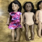 Lot  Of 5 African American Girl Dolls  18 