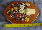 Vintage 1975 Pol-o-craft  clover Cluster  Nail Flower Art Pauline Owens