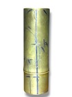 Antique Japanese Silver Inlaid Bronze Vase Bamboo Signed Meiji  7   