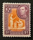 Travelstamps  St  Vincent Stamps Sg 166a 3c Peace   Justice Mint Mogh