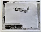 Lot Of 4 Vintage Wwii Era Black   White Military Aircraft Photo Hangar Seaplane