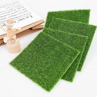 3pcs Mini Artificial Grass Fairy Garden Diy Miniature Landscape Decor