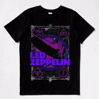 Led Zeppelin T-shirt Led Zeppelin Rock Band Vintage Black Tour Full Size