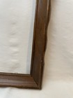 Vintage Wavy  Curvy Dark Wood Frame  Decorative Open Frame 12    X 10   