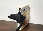 1960 Sony Tr-620 White Transistor Am Small Pocket Radio W leather Case  earphone