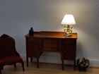 Dollhouse Table Lamp Battery Operated Large Use In 1 12 Or 1 6 Scale Miniatures