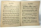Antique 1900s Les Sylphes Valse Bachman Sheet Music Piano Duet Duos