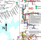 Custom Subway Route Map Nyc Wall Art Poster Print Decor Transportation Artwork