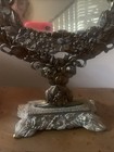 Antique Gilt Floral Bronze  Table Mirror-rotated-pedestal-stand 17    Art Nouveau
