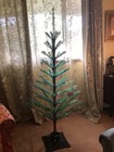 Authentic 5 Ft German Goose Feather Christmas Tree 10 Tier Green Spiral    we Make