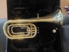 New Jupiter Jbr730 3 4 Size Lacquered Brass Body Student Baritone Horn W  Case