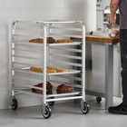 Regency 10 Pan End Load Half Height Bun   Sheet Pan Rack - Unassembled