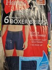 Hanes Men s 6 Pack Tagless Boxer Briefs Size M Nip