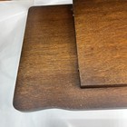 Antique Treadle Sewing Machine Cabinet Oak Wood Table Top Base