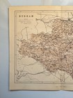 1868 Antique County Map Of Durham England