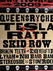 Shiprocked 2009 Cruise Hatch Show Print Poster Ratt Skid Row Queensryche Tesla