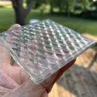 Lot Of 4 Luxfer Glass Architectural Prismatic Tiles 