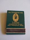 Vintage Matches From Old Storrowton Tavern West Springfield Massachusetts