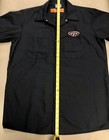 Vintage Eddie Van Halen Button Up Work Shirt Large Short Sleeve Black New