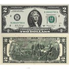 Brand New   Crisp  Uncirculated  2 Bill    1  Two-dollar Bill 2017 New          
