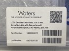  100 pk  Waters 12x32mm 2ml Lcgc Clear Glass Vials W  Ptfe Silicone Septum Caps