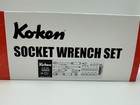Koken 3286z Z-eal 3 8   9 5mm  Socket Wrench Set Of 21 Tools W case