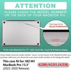 For Macbook Pro 13 3  A2338 A2289 A2251 Case   Screen Protector   Keyboard Cover