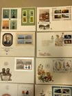 Rsa South Africa Misc lot Of 12 Miniature Sheets On Covers From 1975 Thru 1985