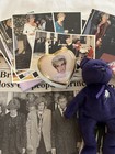 Vtg Princess Diana Memorabilia 1997 Ty Beanie Baby Music Boxes Stamps Postcards