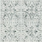 Antique White Peel   Stick Tin Tiles - Metallic Decorative Wall Panels  10 Pack