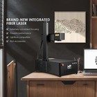 Monport 30w Jpt Mopa Fiber Laser Engraver  rotary Axis  lightburn Electric Lift