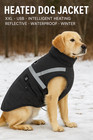 Xxl Usb Heated Dog Coat Reflective Waterproof Winter Jacket For Large Dogs